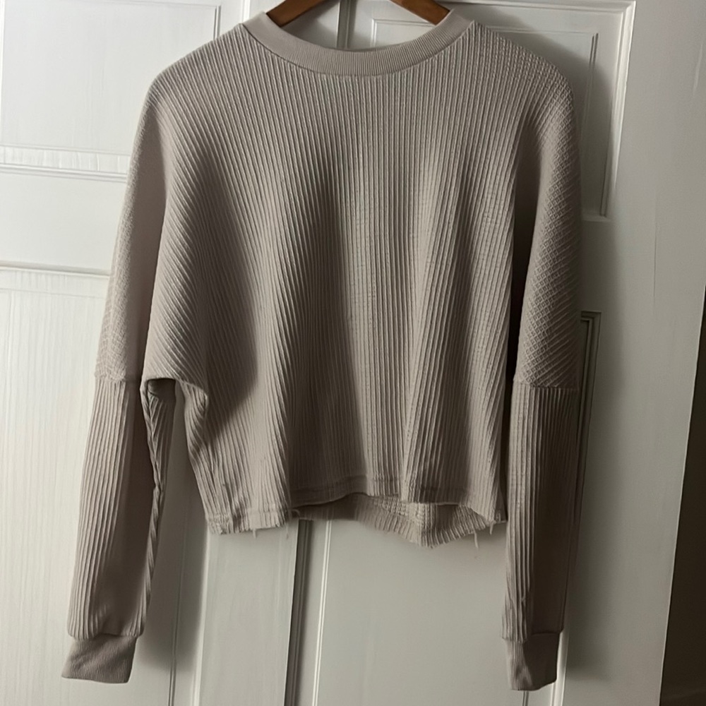 Over Sized Waffle Sweater